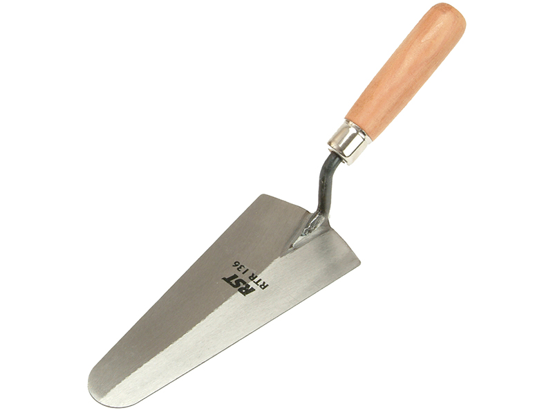 Gauging Trowel Wooden Handle 7in