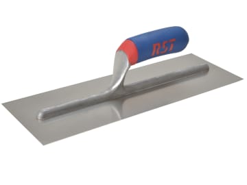 Plasterer's Finishing Trowel Stainless Steel Soft Touch Handle 13 x 5in