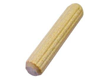 Wood Dowels Fluted 40 x 8mm (Pack 50)