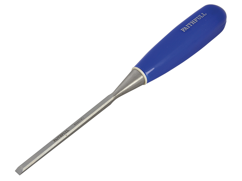 Bevel Edge Chisel Blue Grip 6mm (1/4in)