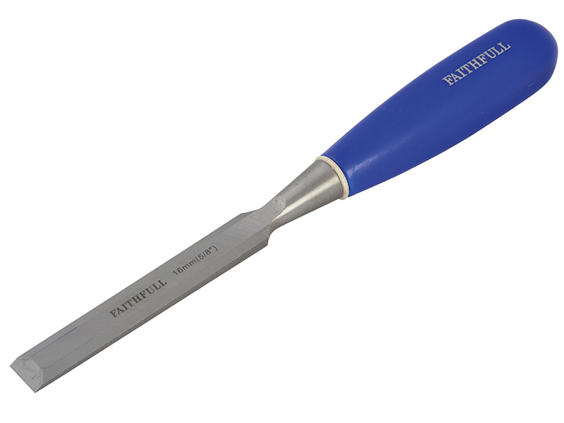 Bevel Edge Chisel Blue Grip 16mm (5/8in)