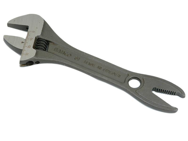 31 Black Adjustable Wrench Alligator Jaw 200mm (8in)