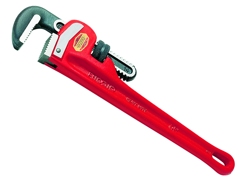 Heavy-Duty Straight Pipe Wrench 200mm (8in)