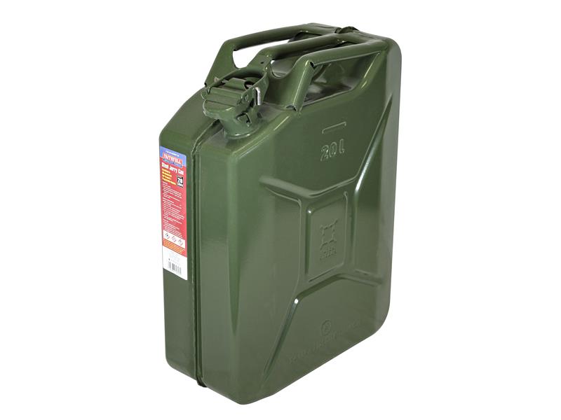 Green Jerry Can - Metal 20 litre