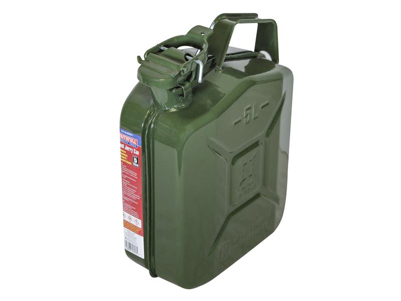 Green Jerry Can - Metal 5 litre