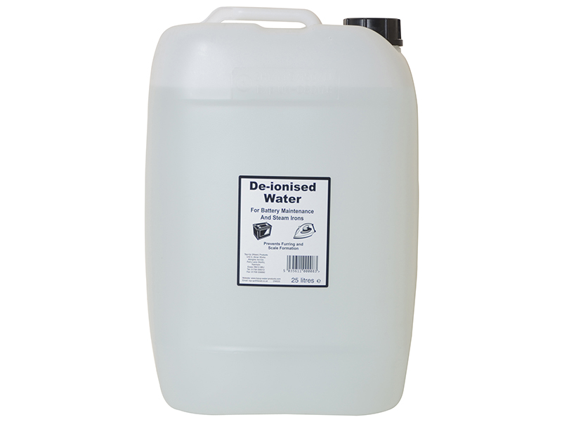 De-ionised Water 25 litre