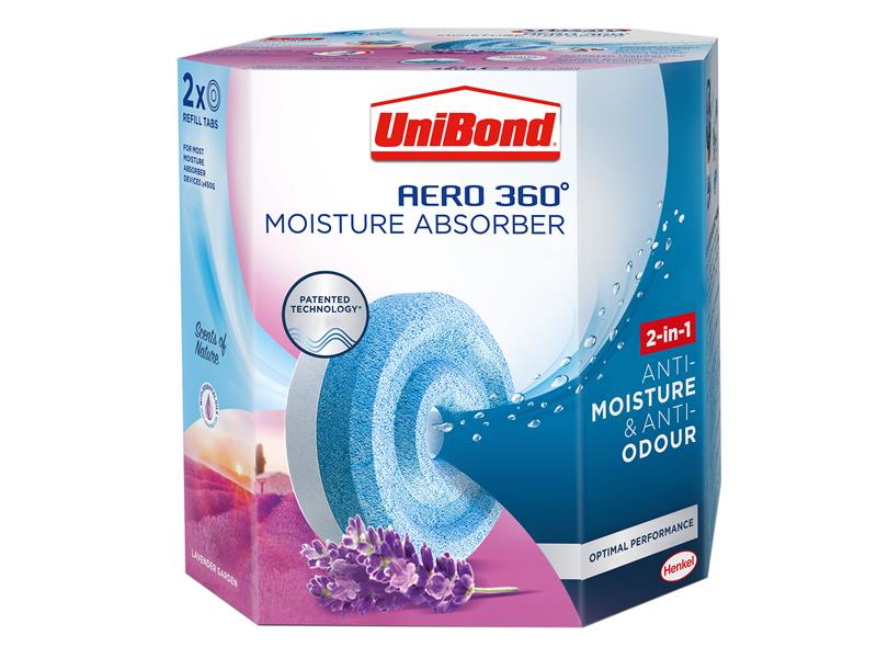 Aero 360 Moisture Absorber Lavender Garden Refills (Pack 2)