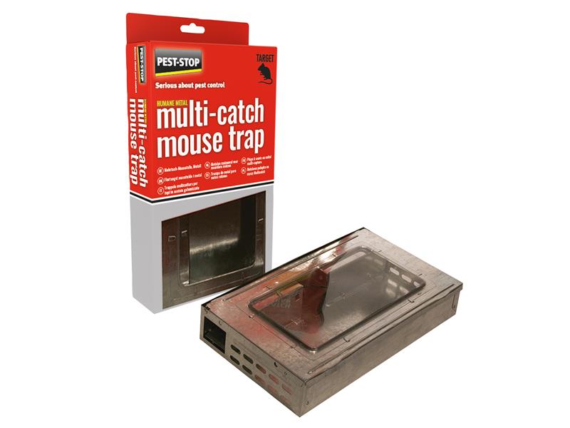 Multi-Catch Humane Mouse Trap Metal