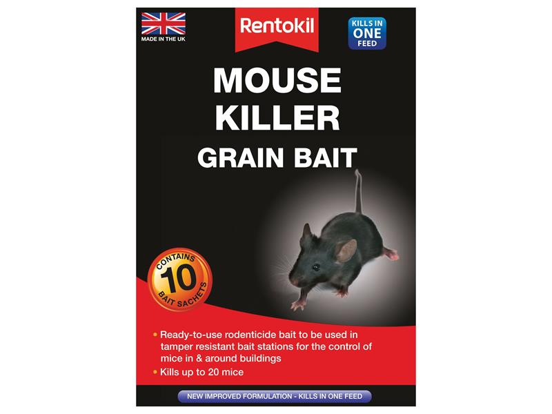 Mouse Killer Grain Bait (Sachets 10)