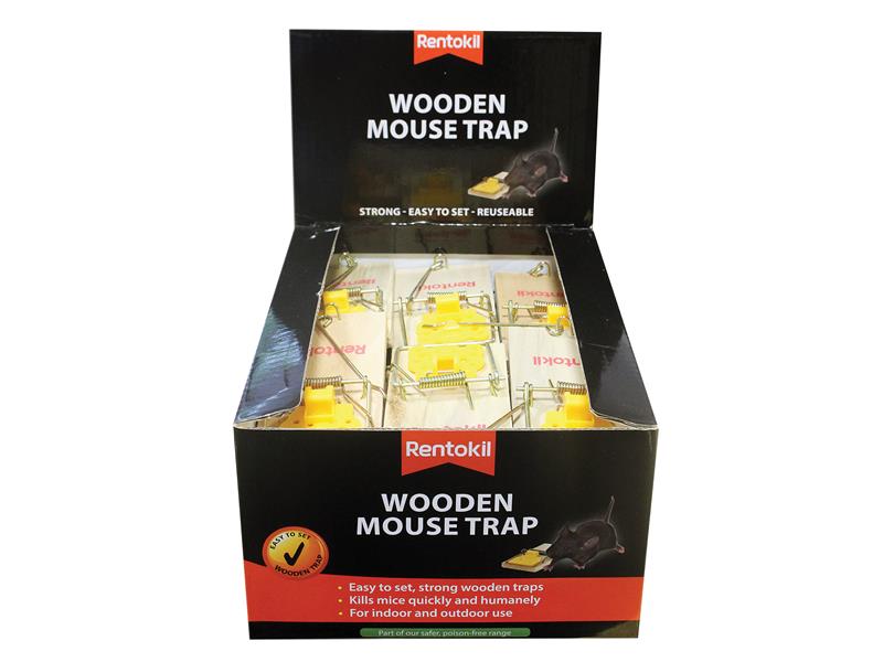 Wooden Mouse Trap (Bulk Pack 30)