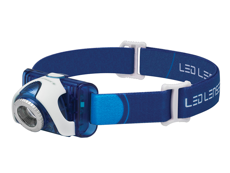 SEO7R Rechargeable LED Headlamp - Blue (Test-It Pack)