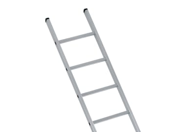 Industrial Single Aluminium Ladder with Stabiliser Bar 3.61m 12 Rungs