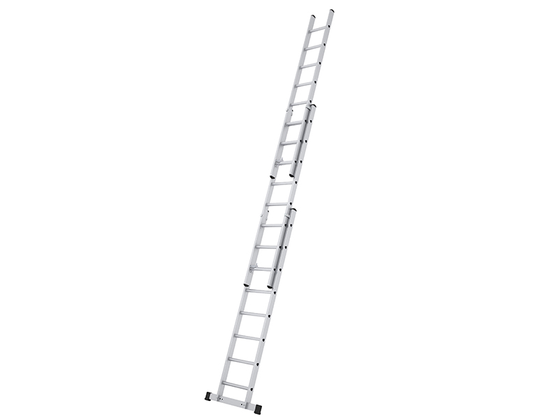 Everest 3DE Extension Ladder 3-Part D-Rungs 3 x 8