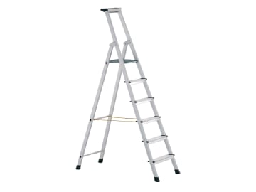 Anodised Trade Platform Steps, Platform Height 1.76m 8 Rungs