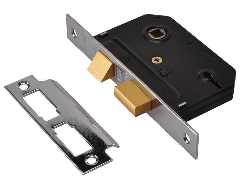 ES-SL Essentials 3 Lever Mortice Sashlock Chrome 79mm 3in Visi