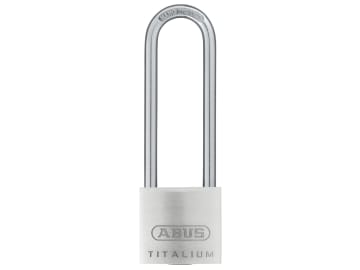 54TI/40mm TITALIUM Padlock 63mm Long Shackle Carded