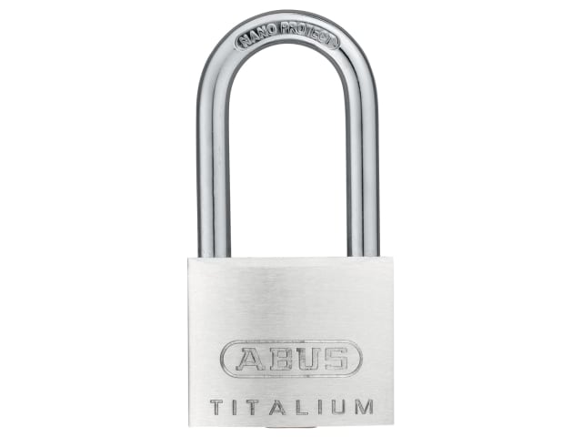 64TI/40mm TITALIUM Padlock 40mm Long Shackle Carded