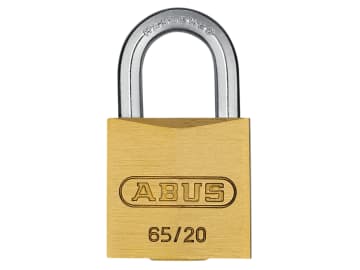 65/20mm Brass Padlock Carded