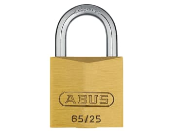 65/25mm Brass Padlock Carded