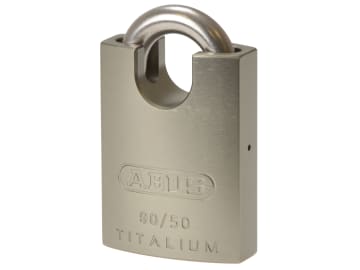 90RK/50mm TITALIUM Padlock Closed Shackle