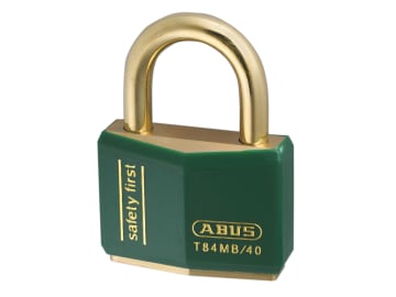 T84MB/40mm Green Rustproof Padlock Keyed Alike 8403