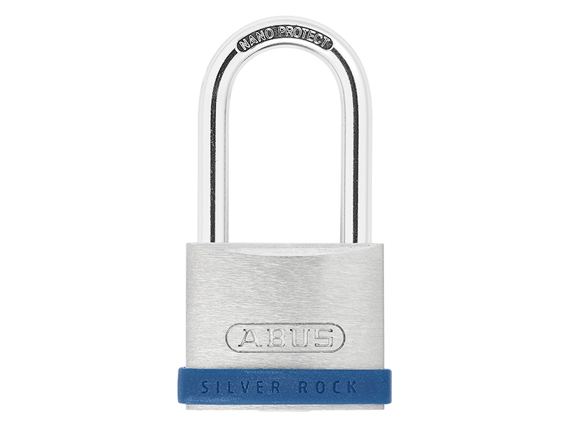 40mm Silver Rock 5 Padlock Long Shackle 40mm Keyed Alike