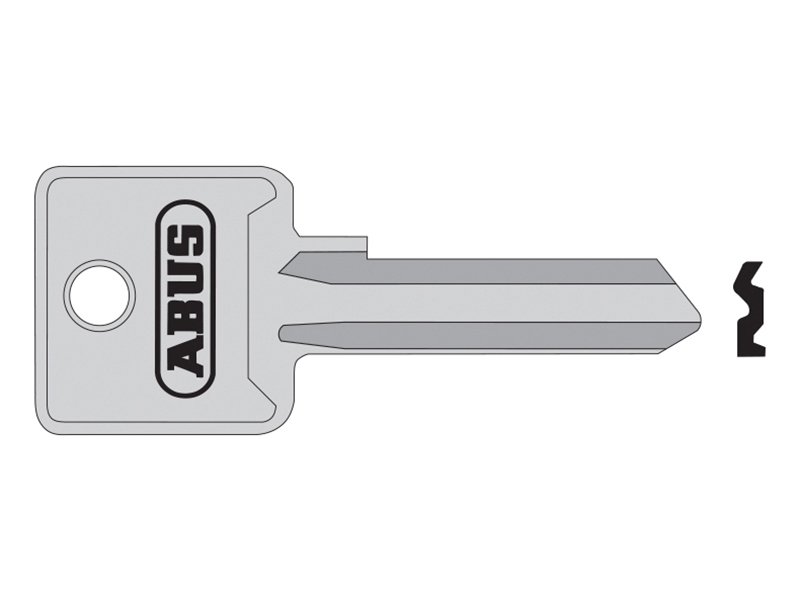 85/50 50mm +60 Right Hand Key Blank