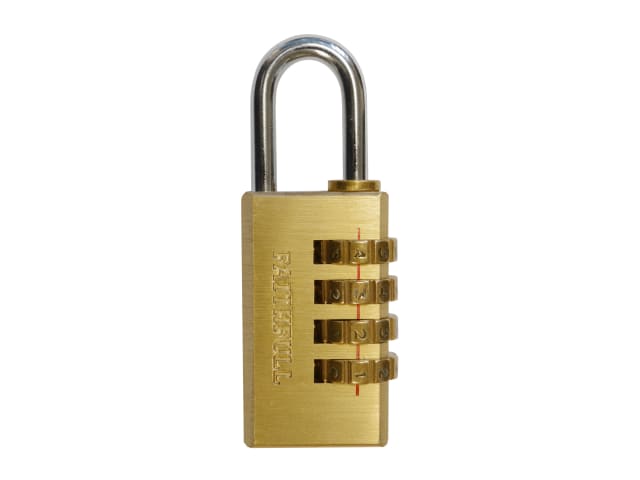 Brass Combination Padlock 20mm