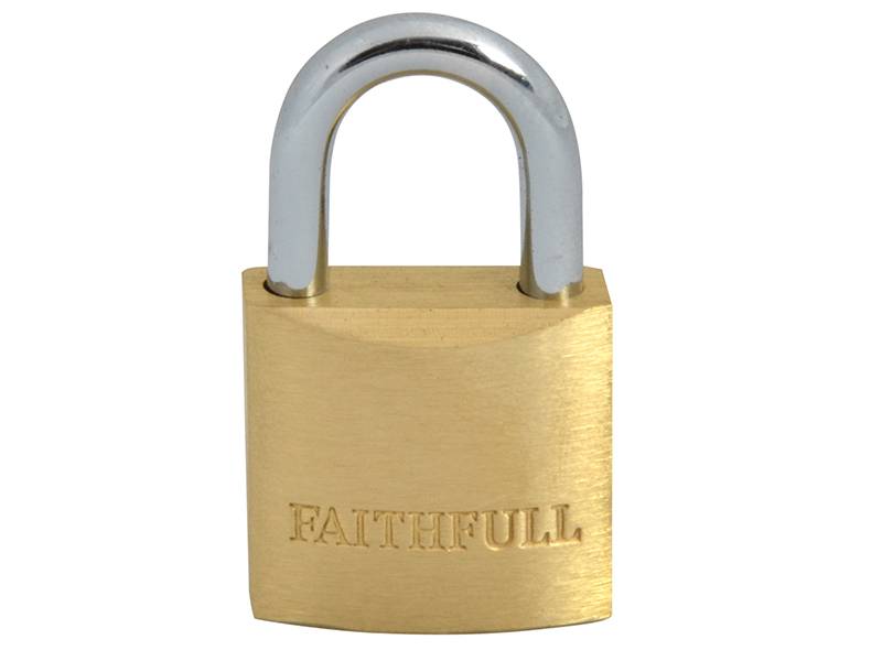 Brass Padlock 25mm 3 Keys