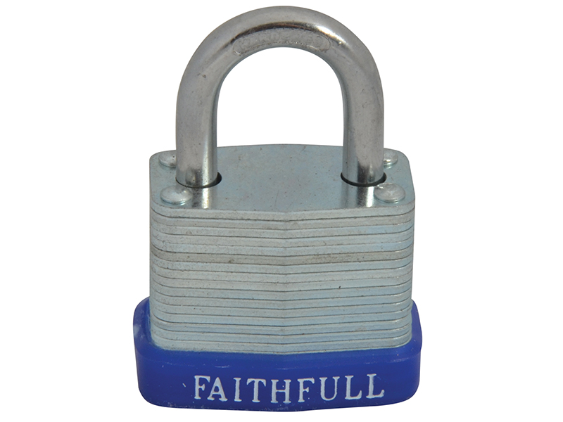 Laminated Steel Padlock 30mm 3 Keys