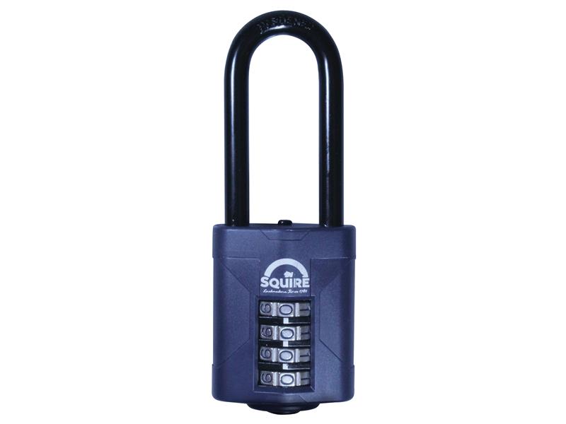 CP50/2.5 Combination Padlock 4-Wheel 50mm Extra Long Shackle 63.5mm