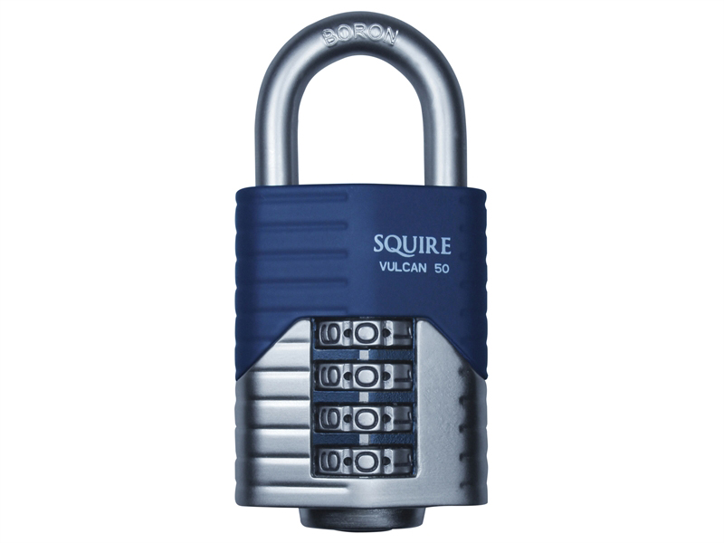 Vulcan Open Boron Shackle Combination Padlock 50mm