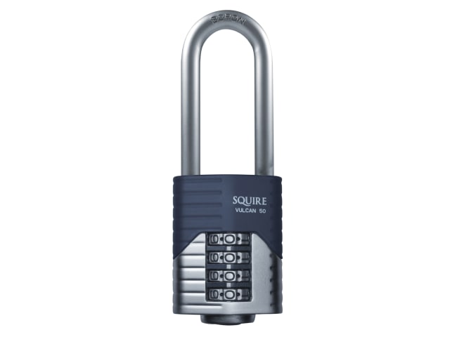 Vulcan Long Boron Shackle Combination Padlock 50mm