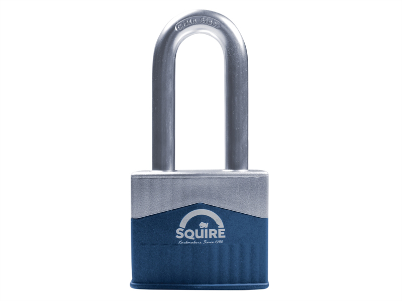 Warrior High-Security Long Shackle Padlock 65mm