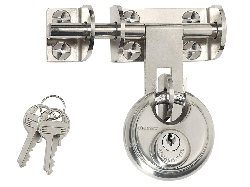 Hasp 116mm + Discus Padlock 60mm