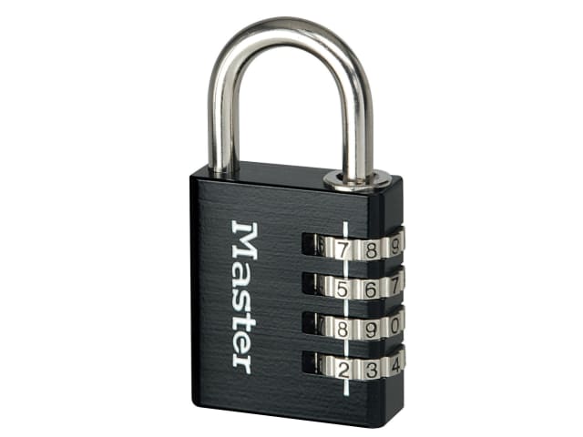 Black Finish 40mm 4-Digit Combination Padlock