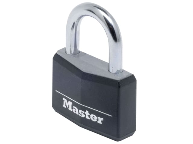 Aluminium Black Vinyl Cover 40mm Padlock 4-Pin