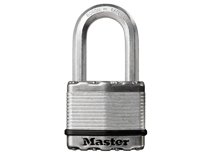 Excell Laminated Steel 50mm Padlock - 38mm Shackle