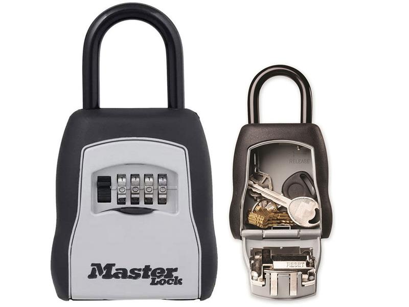 5400E Portable Shackled Combination Key Lock Box (Up To 3 Keys)