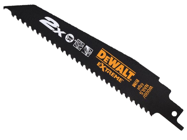 2X Life Wood & Nail Reciprocating Blade 152mm x 6 TPI Pack of 5