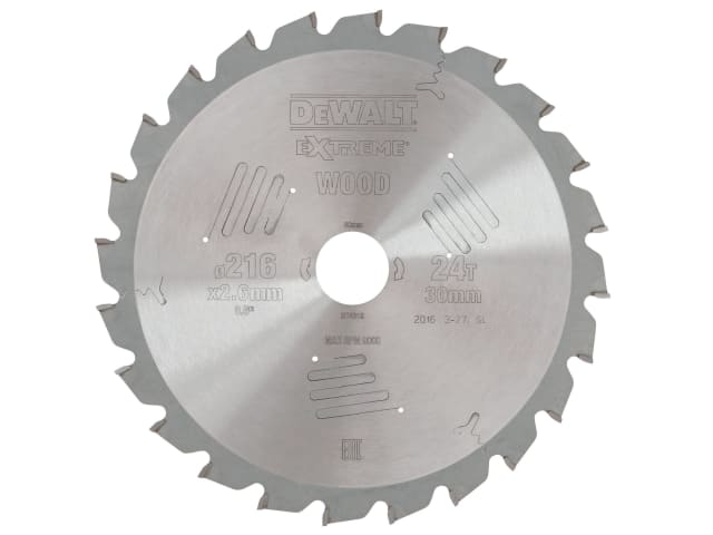 Series 60 Circular Saw Blade 216 x 30mm x 24T ATB/Neg