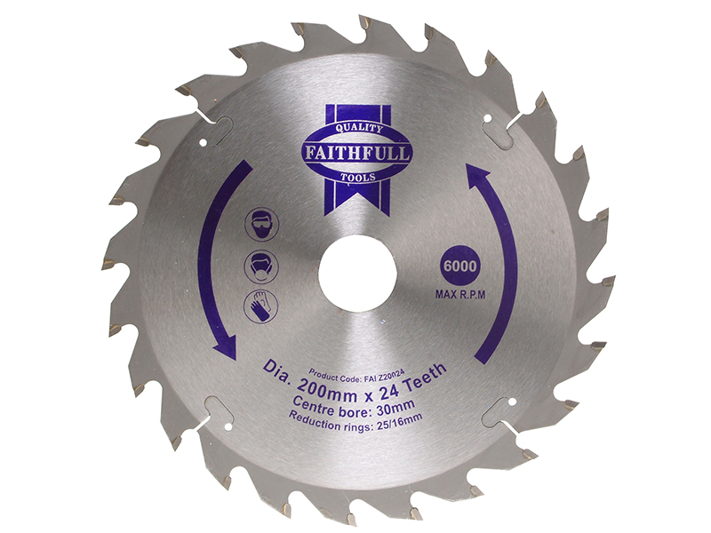 TCT Circular Saw Blade 200 x 30mm x 24T POS