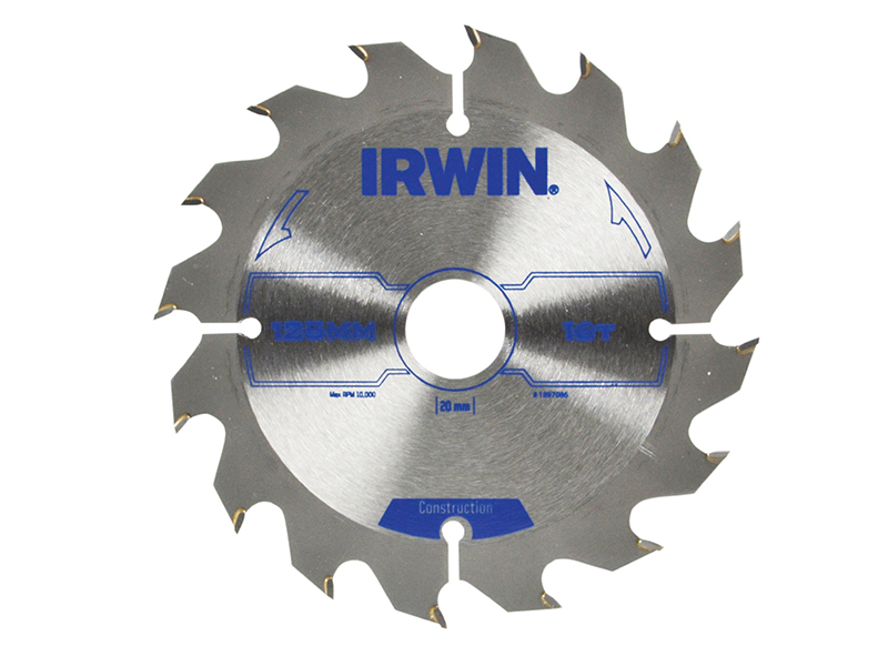 Construction Circular Saw Blade 125 x 20mm x 16T ATB