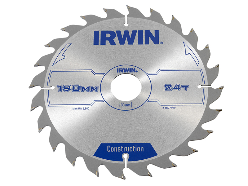 Construction Circular Saw Blade 190 x 30mm x 24T ATB