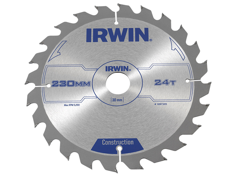 Construction Circular Saw Blade 230 x 30mm x 24T ATB