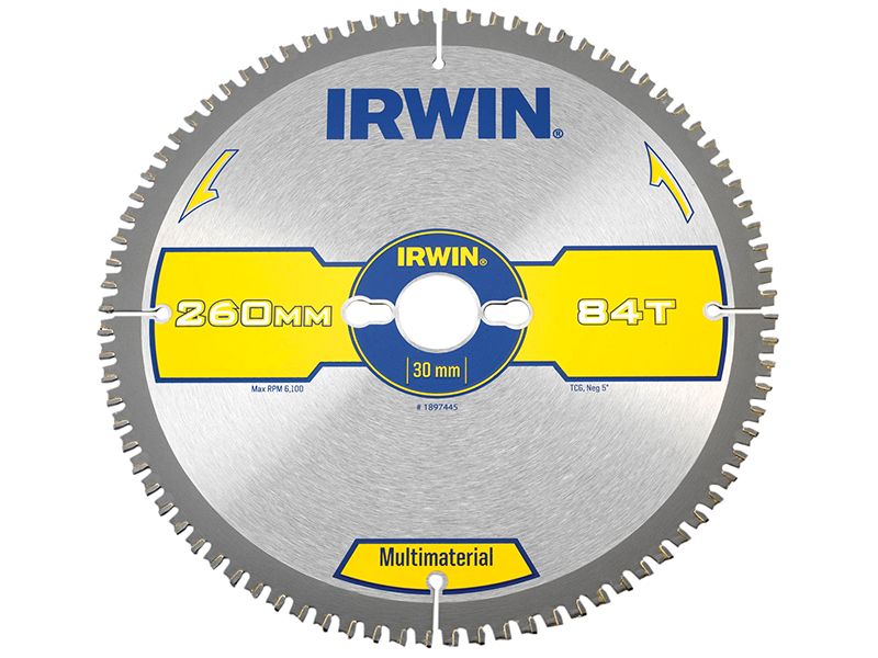 Multi Material Circular Saw Blade 260 x 30mm x 84T TCG