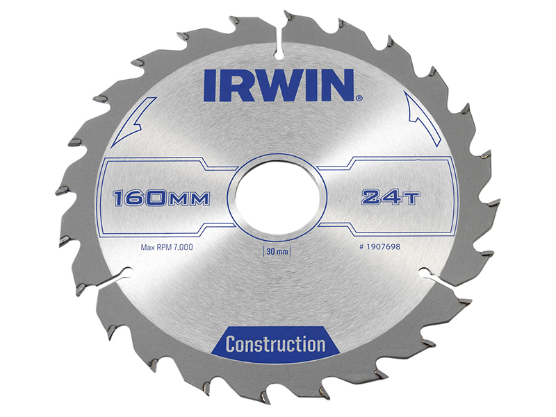 Construction Circular Saw Blade 160 x 30mm x 24T ATB