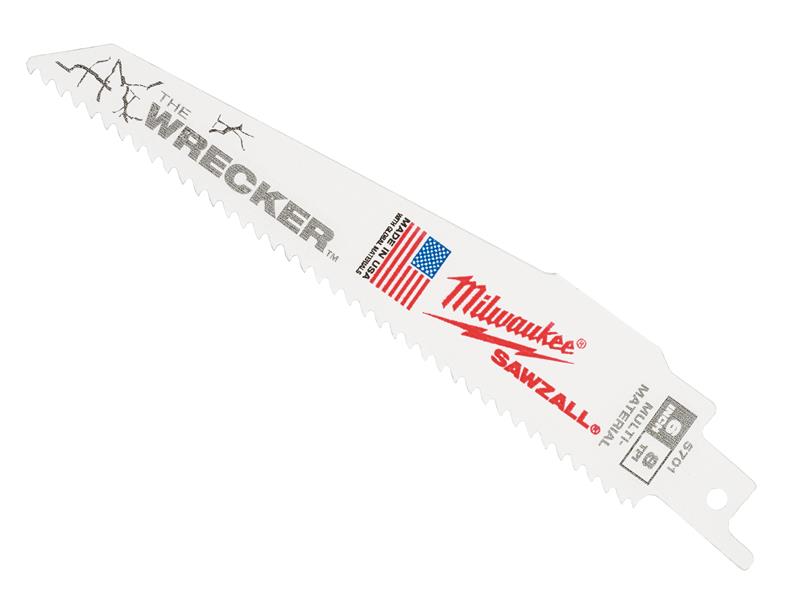 SAWZALL® Extra Heavy-Duty Wrecker Blades 150mm 8 TPI (Pack 5)