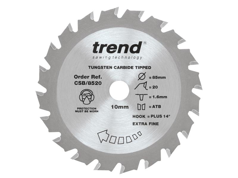 CraftPro Mini Saw Blade 85 x 10mm x 20T