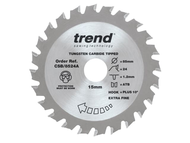 CraftPro Mini Saw Blade 85 x 15mm x 24T